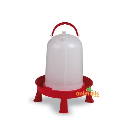 Abreuvoir sur pieds pour volailles 10L - Rouge - Gaun Abreuvoir Sur Pieds Pour Volailles 10L - Rouge - Gaun -Deli Nature Soldes Boutique abreuvoir sur pieds pour volailles 10l rouge gaun