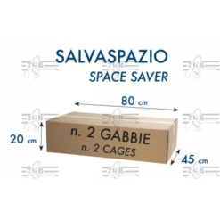 Cage D'élevage Pliable "BORMIO" 120x40x40 Cm -Deli Nature Soldes Boutique cage d elevage pliable cortina 120x40x40 cm 1 5