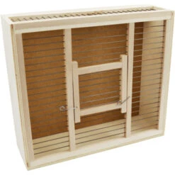 Cage De Transport En Bois 35x31x11cm -Deli Nature Soldes Boutique cage de transport en bois 35x31x11 2
