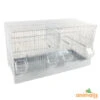 Cage Domus-Molinari 64cm Laquée En Blanc
