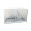Cage Domus-Molinari 71cm Laquée En Blanc