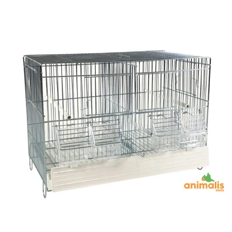 Cages Domus-Molinari 45cm Blanche Cages Domus-Molinari 45cm Blanche -Deli Nature Soldes Boutique cages domus molinari