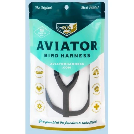 Harnais pour perruches Aviator - Petit/Noir Harnais Pour Perruches Aviator - Petit/Noir -Deli Nature Soldes Boutique harnais pour perruches aviator petitnoir