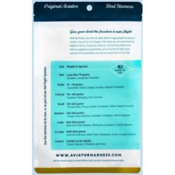 Harnais Pour Perruches Aviator - Mini/Noir -Deli Nature Soldes Boutique harnais pour perruches et perroquets aviator mininoir 2