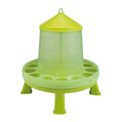 Mangeoire Trémie Sur Pieds Pour Volailles 8kg - Vert - Gaun
