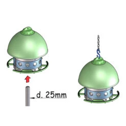 Mangeoire "Space Garden" -Deli Nature Soldes Boutique mangeoire verte pour jardin 1