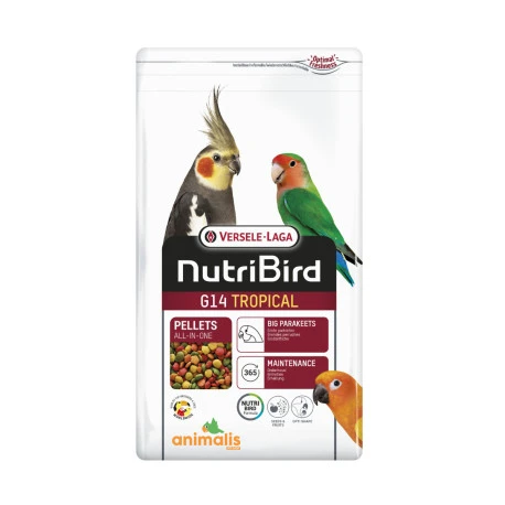 Nutribird G14 tropical 3kg VERSELE-LAGA Nutribird G14 Tropical 3kg -Deli Nature Soldes Boutique nutribird g14 tropical 3kg