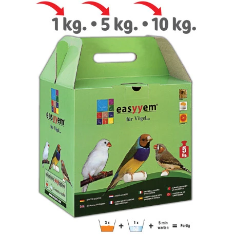 Patée aux œufs pour oiseaux exotiques 5kg - Easyyem Patée Aux œufs Pour Oiseaux Exotiques 5kg - Easyyem -Deli Nature Soldes Boutique patee a base d oeufs easyyem pour oiseaux exotiques 5kg 1
