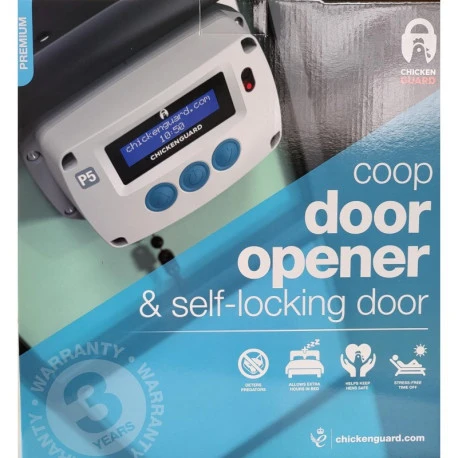 Portier ChickenGuard premium + Porte Autobloquante pour poulailler Portier ChickenGuard Premium + Porte Autobloquante Pour Poulailler -Deli Nature Soldes Boutique porte autobloquante boitier chickenguard premium 1