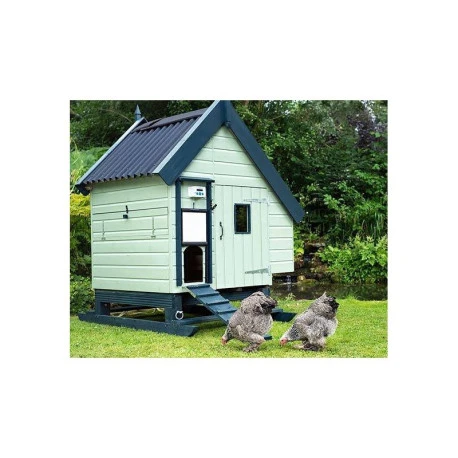 Portier ChickenGuard premium + Porte Autobloquante pour poulailler Portier ChickenGuard Premium + Porte Autobloquante Pour Poulailler -Deli Nature Soldes Boutique porte autobloquante boitier chickenguard premium 4
